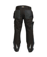 DASSY® Magnetic Multitaschen-Bundhose mit Kniepolstertaschen schwarz/anthrazitgrau