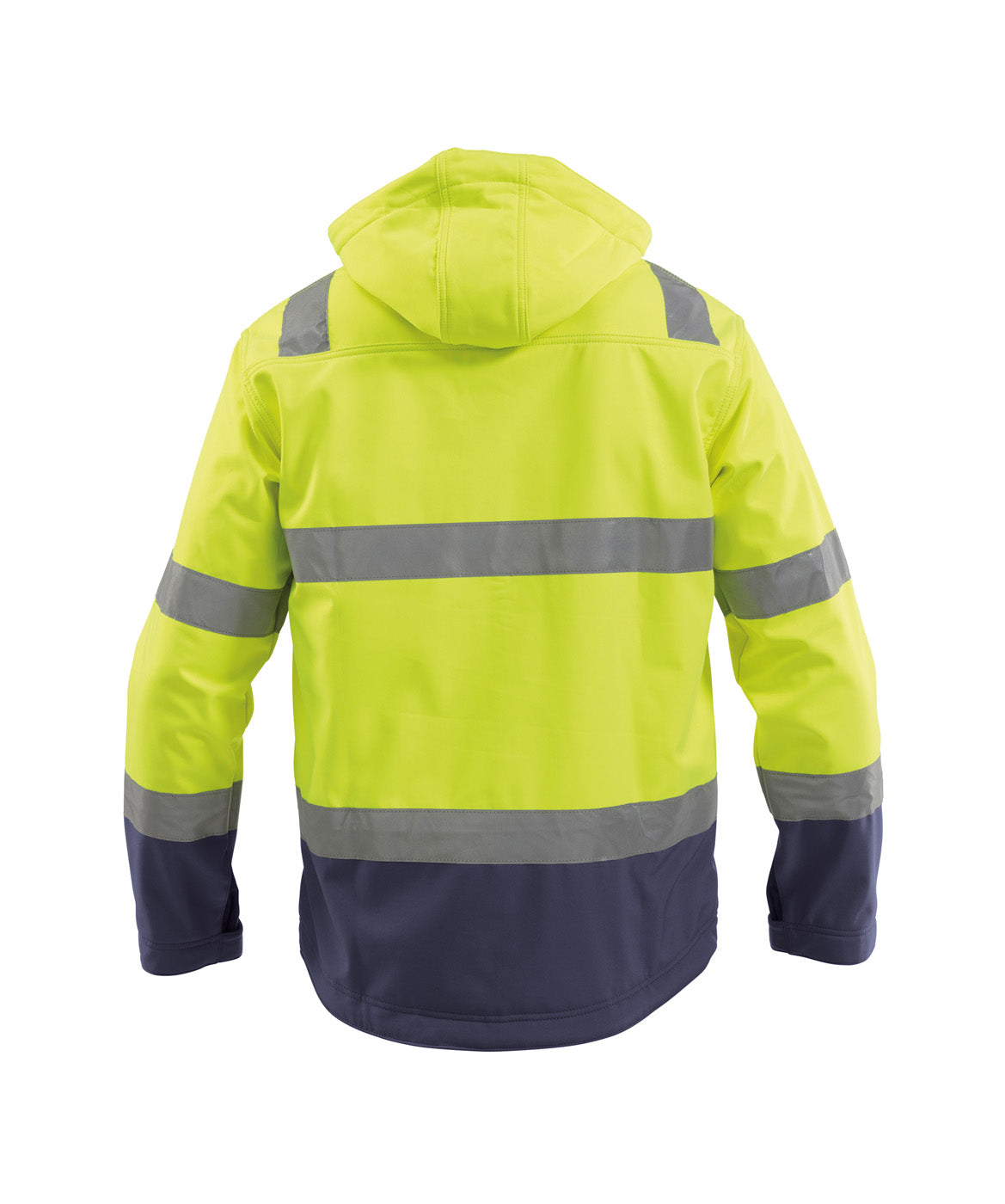 DASSY® Malaga Warnschutz softshell-Jacke neongelb/dunkelblau