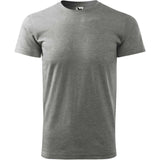 Malfini Heavy New 137 T-Shirt Baumwolle dunkelgrau melliert