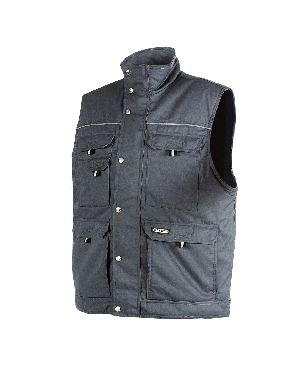 DASSY® Mons Weste zementgrau
