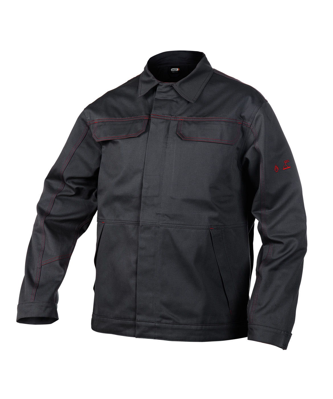 DASSY® Montana Flammhemmende Arbeitsjacke schwarz