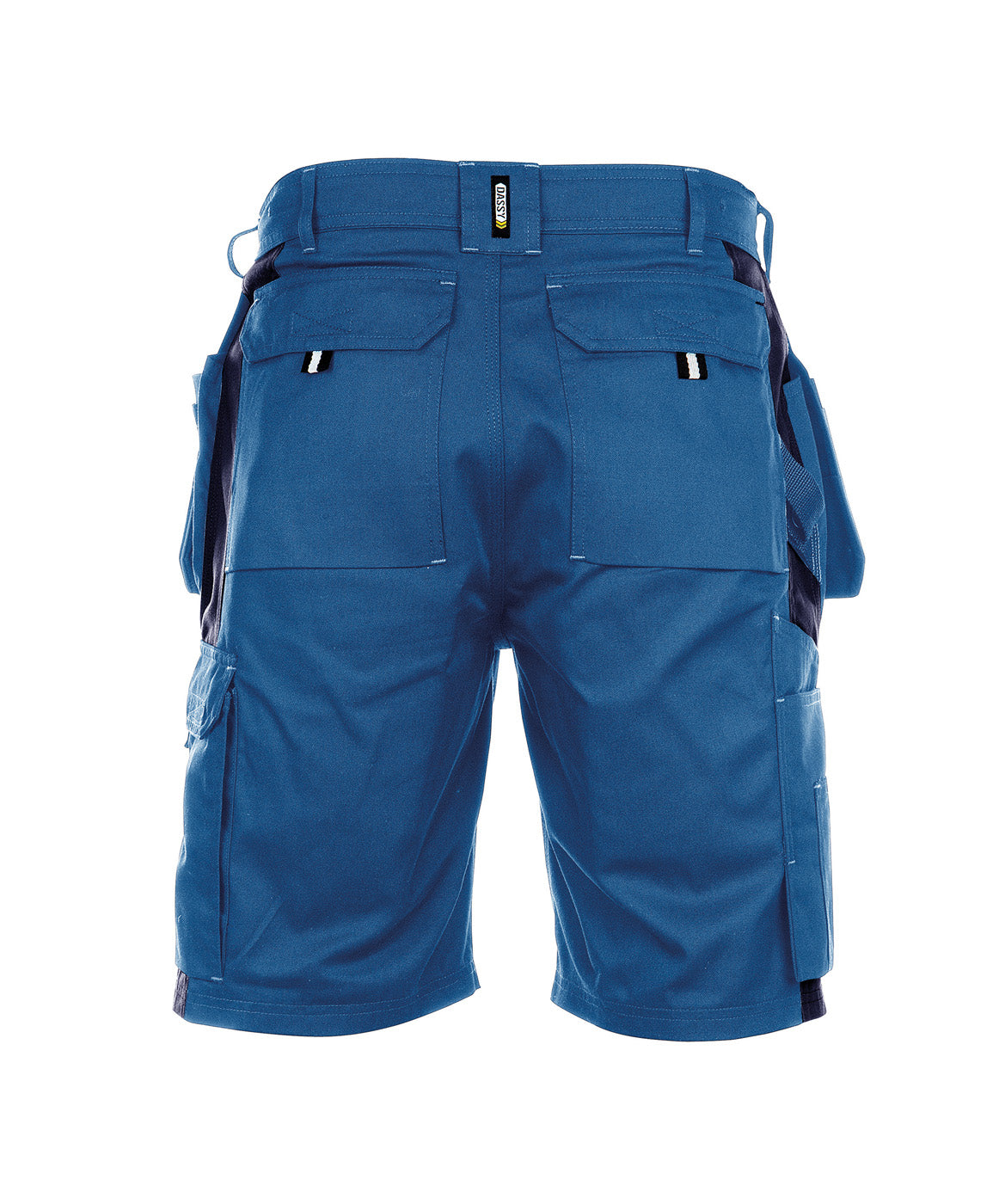 DASSY® Monza Zweifarbige Multitaschen-Short kornblau/dunkelblau
