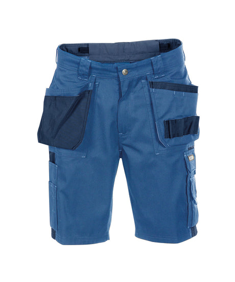 DASSY® Monza Zweifarbige Multitaschen-Short kornblau/dunkelblau