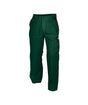DASSY® Nashville Zweifarbige Bundhose flaschengrün/schwarz