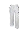 DASSY® Nashville Zweifarbige Bundhose weiß/zementgrau