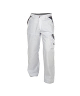 DASSY® Nashville Zweifarbige Bundhose weiß/zementgrau