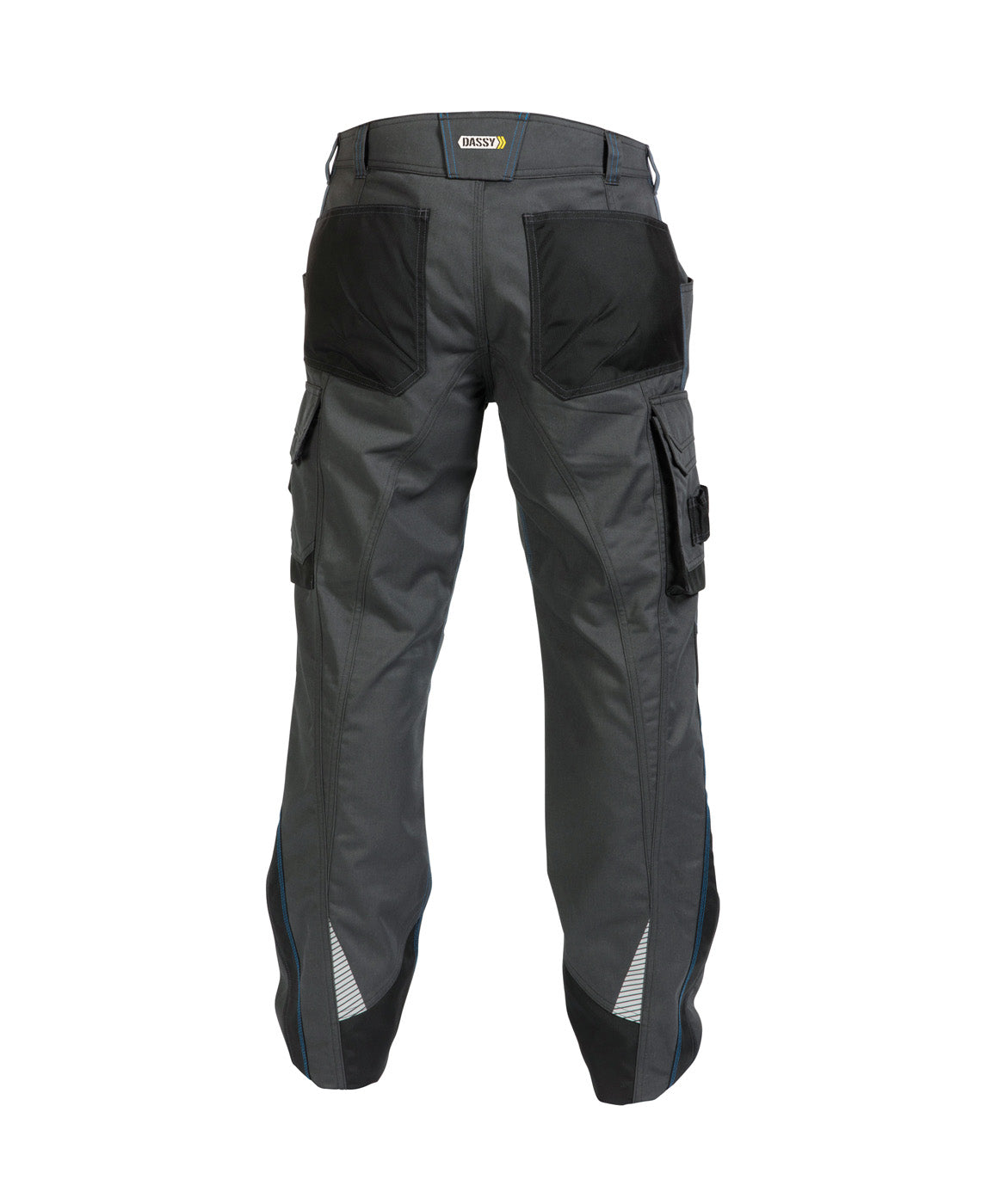 DASSY® Nova Bundhose mit Kniepolstertaschen anthrazitgrau/schwarz