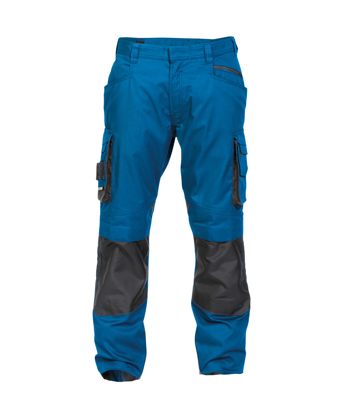 DASSY® Nova Bundhose mit Kniepolstertaschen azurblau/anthrazitgrau