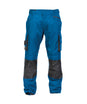 DASSY® Nova Bundhose mit Kniepolstertaschen azurblau/anthrazitgrau