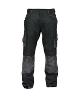 DASSY® Nova Bundhose mit Kniepolstertaschen schwarz/anthrazitgrau