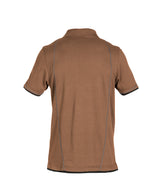 DASSY® Orbital Poloshirt lehmbraun/anthrazitgrau