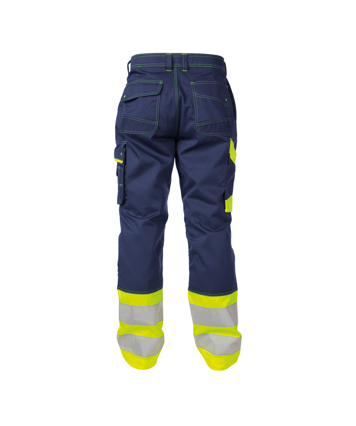 DASSY® Phoenix Warnschutz Bundhose dunkelblau/neongelb