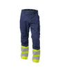 DASSY® Phoenix Warnschutz Bundhose dunkelblau/neongelb