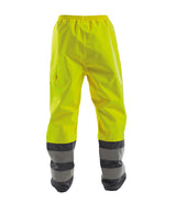 DASSY® Sola Warnschutz Regen- Bundhose neongelb/zementgrau