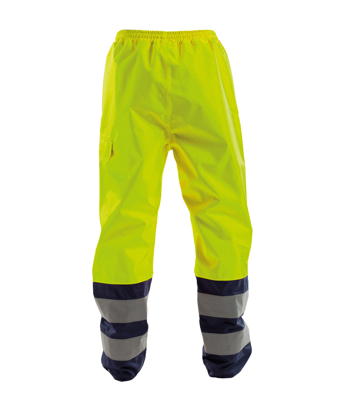 DASSY® Sola Warnschutz Regen- Bundhose neongelb/dunkelblau