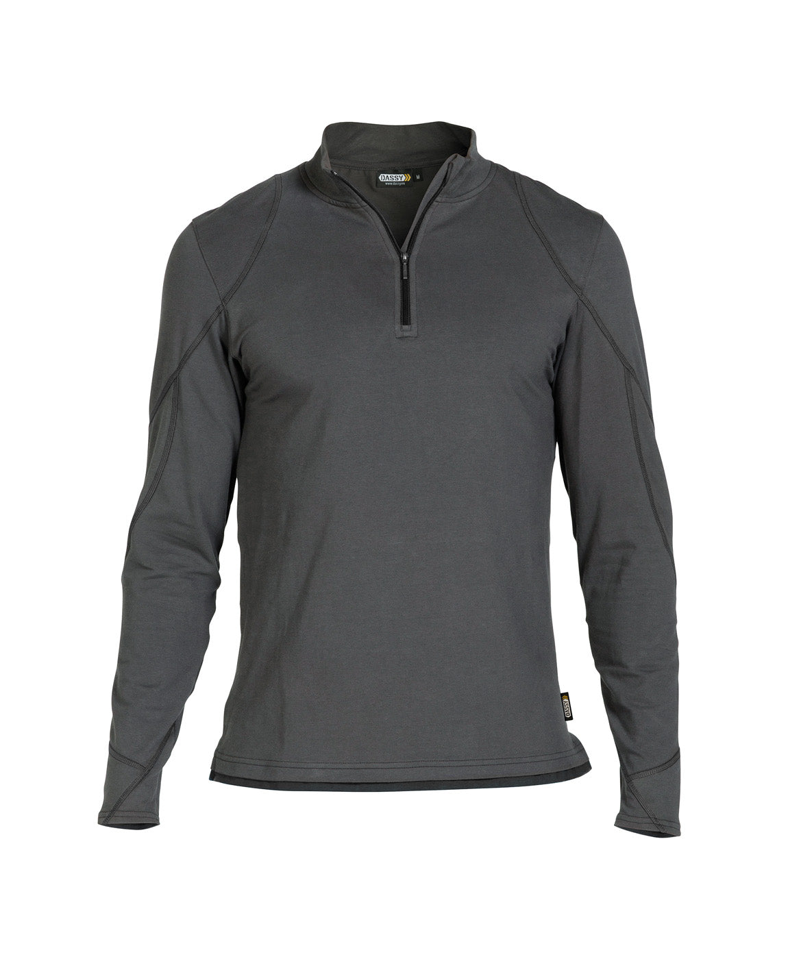 DASSY® Sonic T-shirt mit langen Ärmeln anthrazitgrau/schwarz