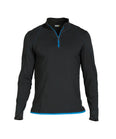 DASSY® Sonic T-shirt mit langen Ärmeln schwarz/azurblau