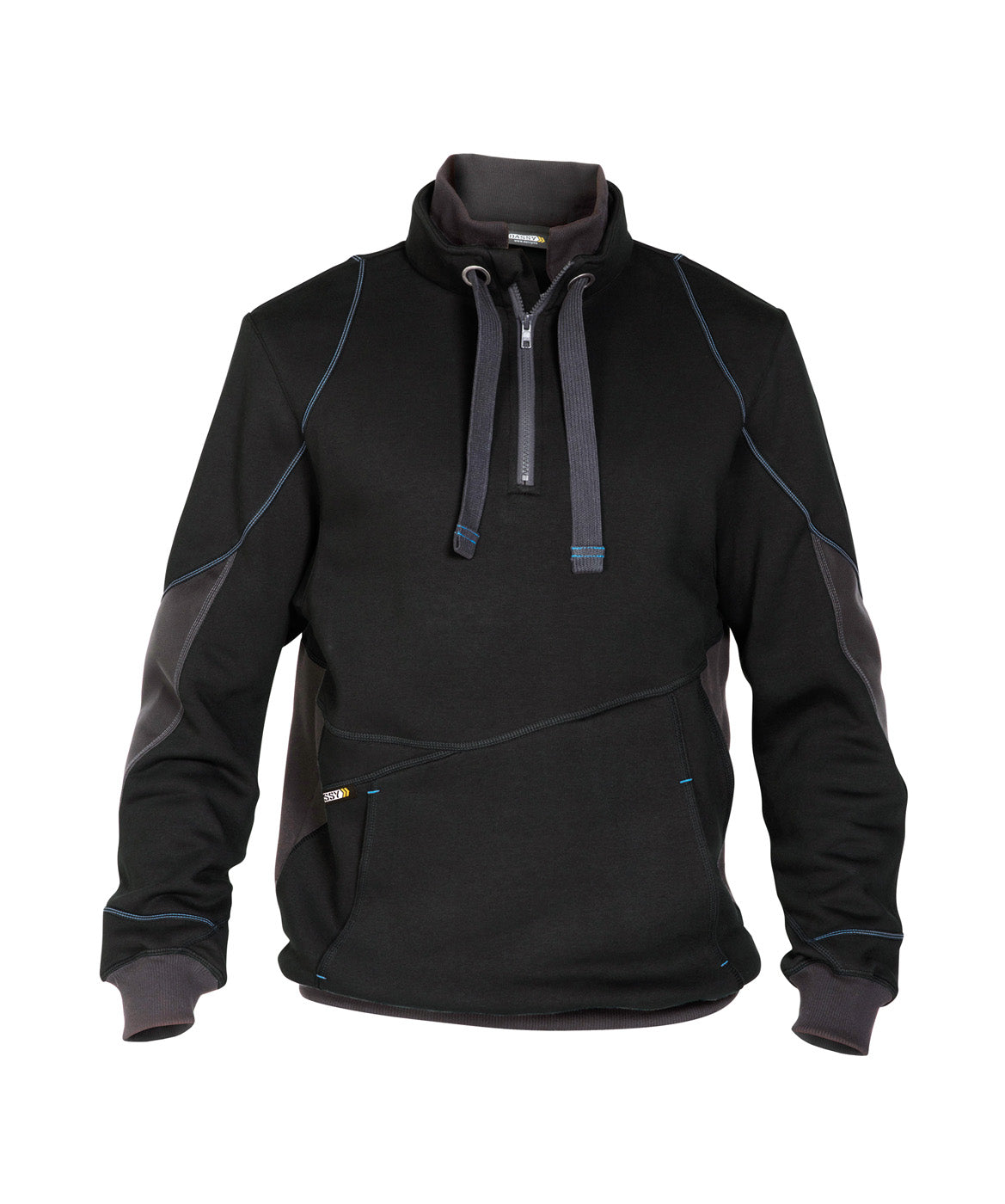 DASSY® Stellar Sweatshirt schwarz/anthrazitgrau