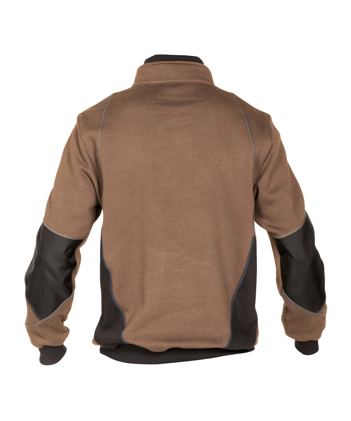 DASSY® Stellar Sweatshirt lehmbraun/anthrazitgrau