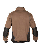 DASSY® Stellar Sweatshirt lehmbraun/anthrazitgrau