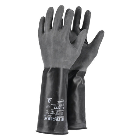 TEGERA Chemforce 16 Butyl-Chemikalienschutzhandschuhe schwarz