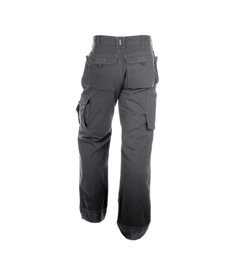 DASSY® Texas Canvas Multitaschen-Bundhose mit Kniepolstertaschen zementgrau