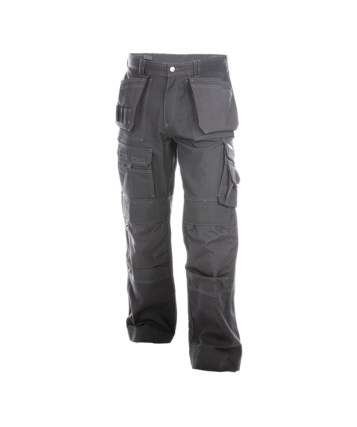DASSY® Texas Canvas Multitaschen-Bundhose mit Kniepolstertaschen zementgrau