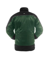 DASSY® Tignes Zweifarbige Beaver Winterjacke flaschengrün/schwarz