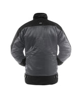 DASSY® Tignes Zweifarbige Beaver Winterjacke zementgrau/schwarz