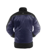 DASSY® Tignes Zweifarbige Beaver Winterjacke dunkelblau/schwarz
