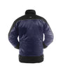 DASSY® Tignes Zweifarbige Beaver Winterjacke dunkelblau/schwarz