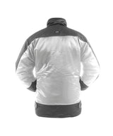 DASSY® Tignes Zweifarbige Beaver Winterjacke weiß/zementgrau