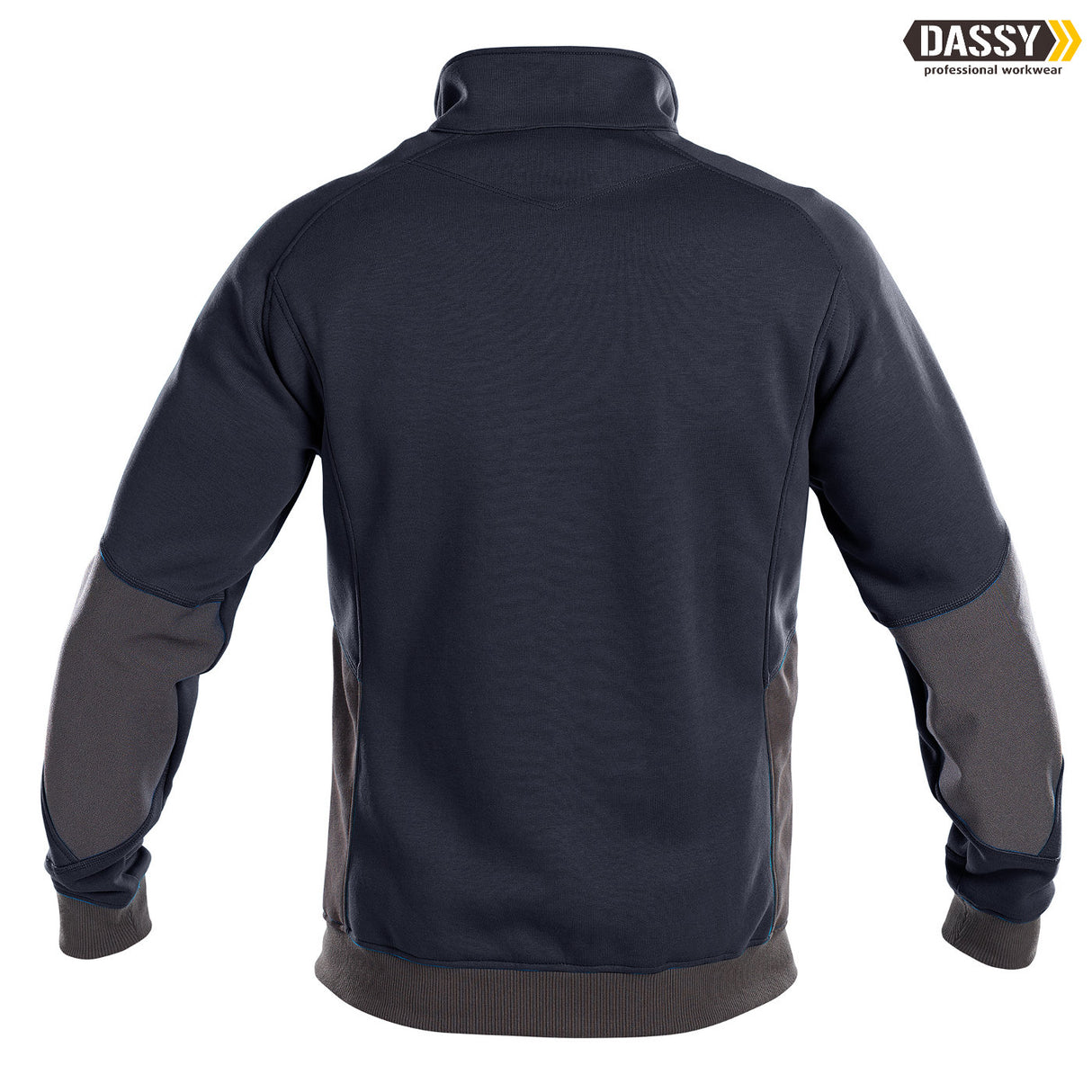 DASSY® Velox Sweatshirt Jacke D-Flex nachtblau grau