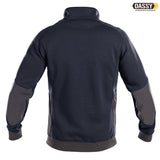 DASSY® Velox Sweatshirt Jacke D-Flex nachtblau grau