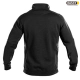 DASSY® Velox Sweatshirt Jacke D-Flex schwarz