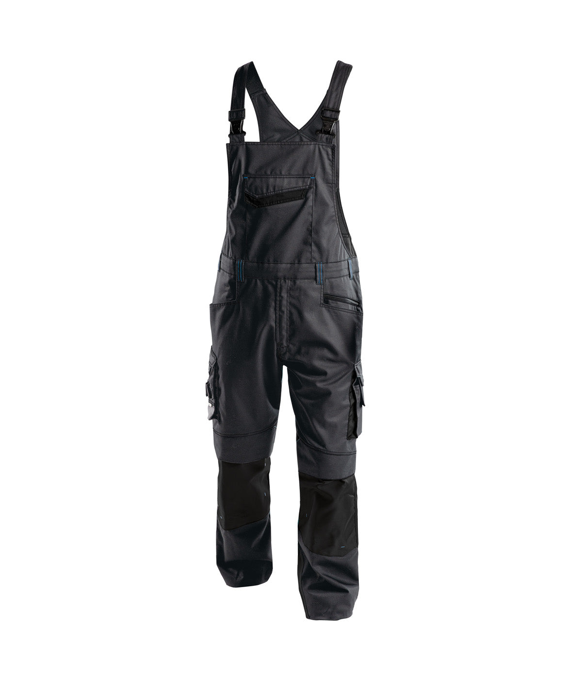 DASSY® Voltic Latzhose mit Kniepolstertaschen anthrazitgrau/schwarz