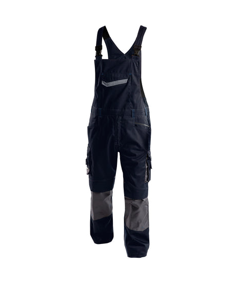 DASSY® Voltic Latzhose mit Kniepolstertaschen nachtblau/anthrazitgrau