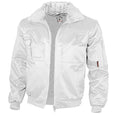 Warme Arbeitsjacke weiß