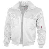 Warme Arbeitsjacke weiß