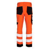 Warnschutzhose Stretch orange-schwarz