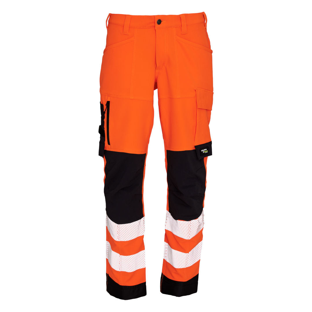 Warnschutzhose  Stretch orange-schwarz