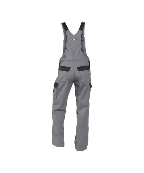 DASSY® Wilson Multinorm Latzhose mit Kniepolstertaschen grafitgrau/schwarz