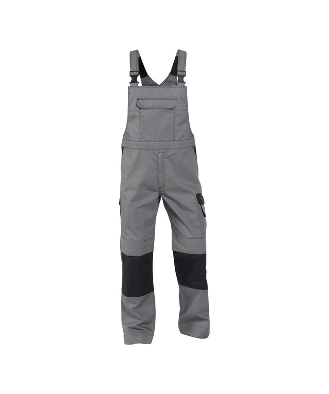 DASSY® Wilson Multinorm Latzhose mit Kniepolstertaschen grafitgrau/schwarz