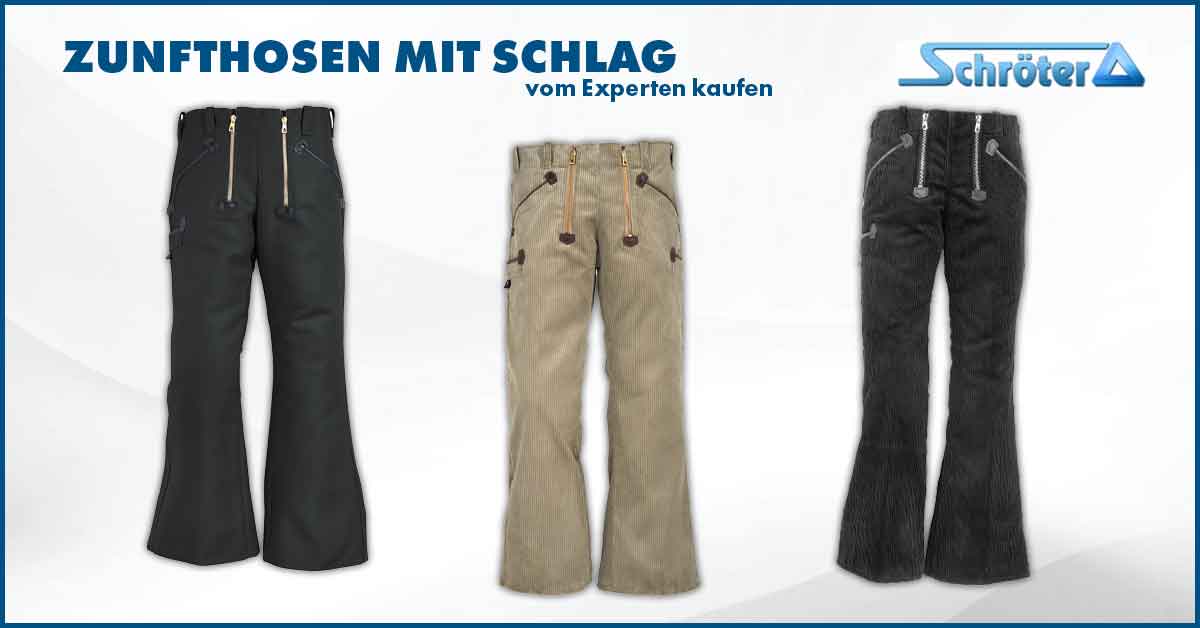 Zunfthose mit Schlag