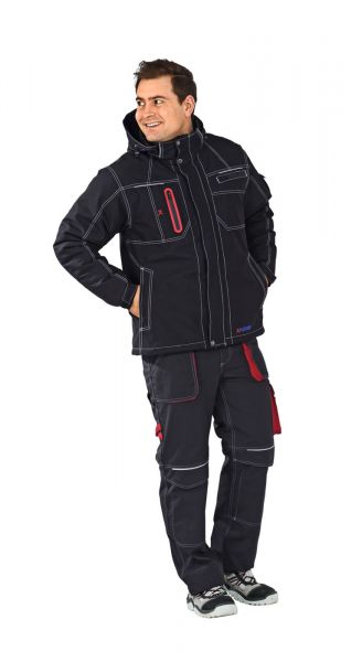 Planam Basalt Winterjacke Outdoor schwarz