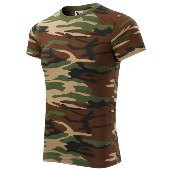 Camouflage T-Shirt Herren braun