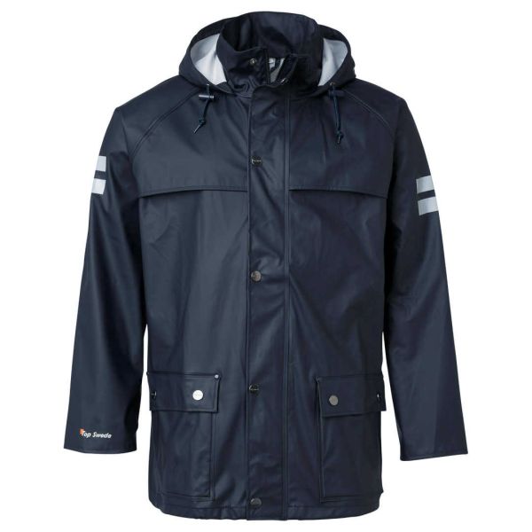 Regenjacke PU-Stretch marineblau EN-343