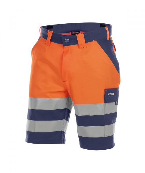 DASSY® Venna Warnschutz Arbeitsshort dunkelblau/neonorange