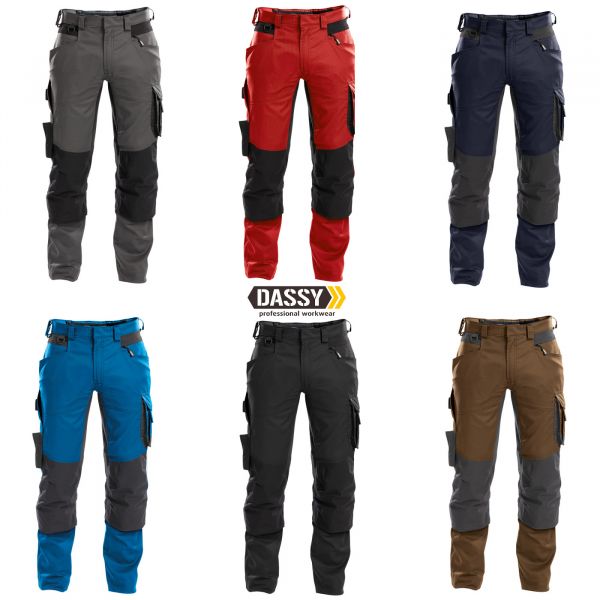 DASSY Dynax Bundhose Stretch Kniepolstertaschen D-FX Flex