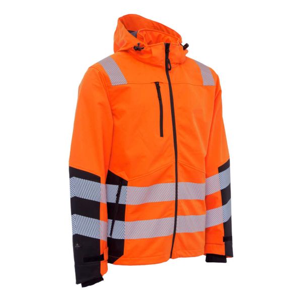 Elka Warnschutz Softshelljacke Visible Xtreme Recycelt orange